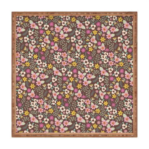 Pimlada Phuapradit Ditsy Floral 3 Square Tray