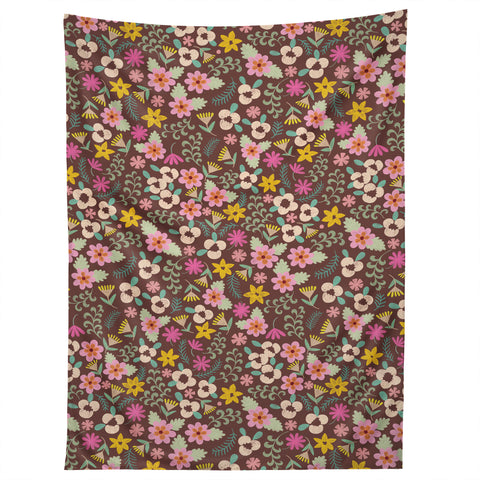 Pimlada Phuapradit Ditsy Floral 3 Tapestry