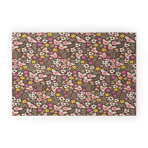 Pimlada Phuapradit Ditsy Floral 3 Welcome Mat