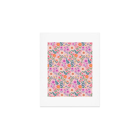 Pimlada Phuapradit Ditsy Floral Pink Art Print