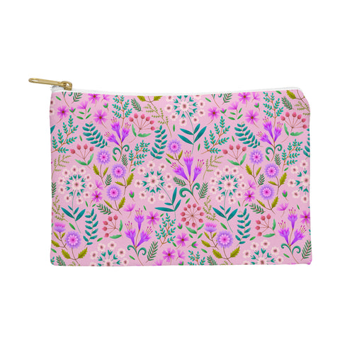 Pimlada Phuapradit Ditsy Purple Floral Half Drop Pouch