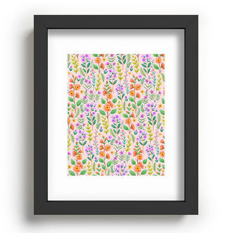 Pimlada Phuapradit Ditsy Spring Floral Recessed Framing Rectangle