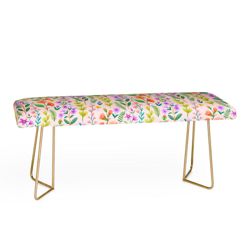 Pimlada Phuapradit Ditsy Spring Floral Bench