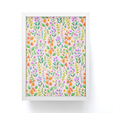 Pimlada Phuapradit Ditsy Spring Floral Framed Mini Art Print