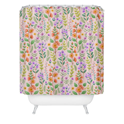 Pimlada Phuapradit Ditsy Spring Floral Shower Curtain