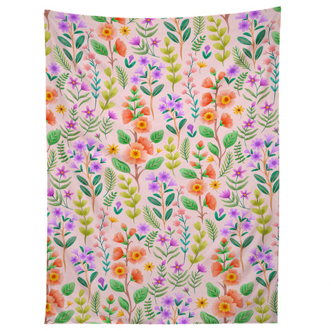 Pimlada Phuapradit Ditsy Spring Floral Tapestry