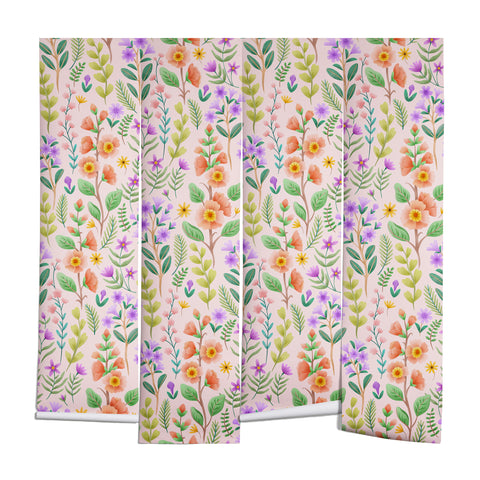 Pimlada Phuapradit Ditsy Spring Floral Wall Mural