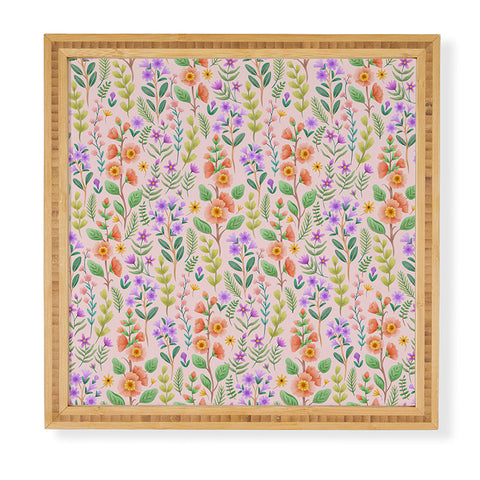 Pimlada Phuapradit Ditsy Spring Floral Framed Wall Art