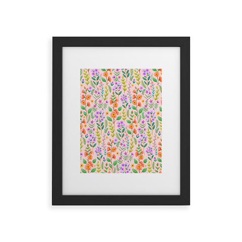 Pimlada Phuapradit Ditsy Spring Floral Framed Art Print