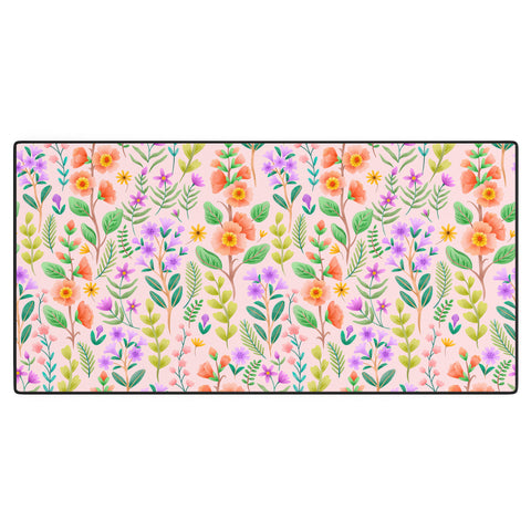 Pimlada Phuapradit Ditsy Spring Floral Desk Mat