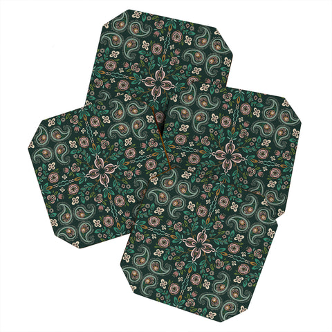Pimlada Phuapradit Emerald maze Coaster Set