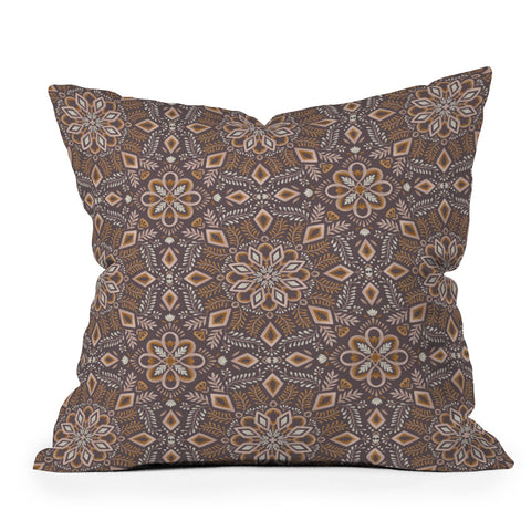 Pimlada Phuapradit Feathery Leaves Throw Pillow
