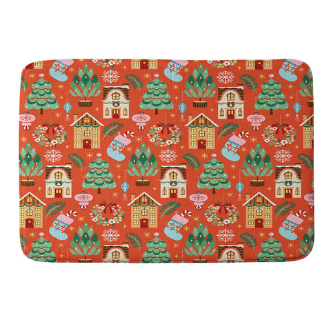 Pimlada Phuapradit Festive Home Memory Foam Bath Mat
