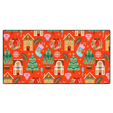Pimlada Phuapradit Festive Home Desk Mat