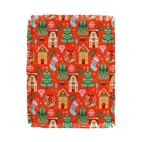 Pimlada Phuapradit Festive Home Throw Blanket