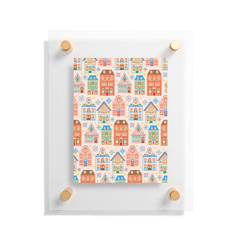 Pimlada Phuapradit Festive Houses Floating Acrylic Print