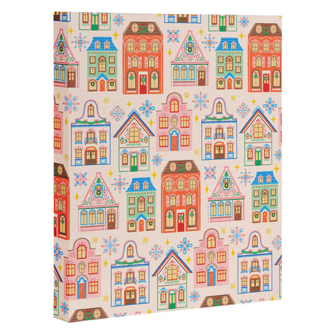 Pimlada Phuapradit Festive Houses Art Canvas