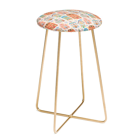 Pimlada Phuapradit Festive Houses Counter Stool