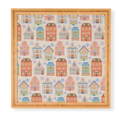 Pimlada Phuapradit Festive Houses Framed Wall Art