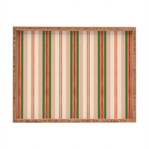 Pimlada Phuapradit Festive stripes 1 Rectangular Tray