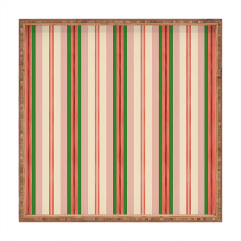 Pimlada Phuapradit Festive stripes 1 Square Tray