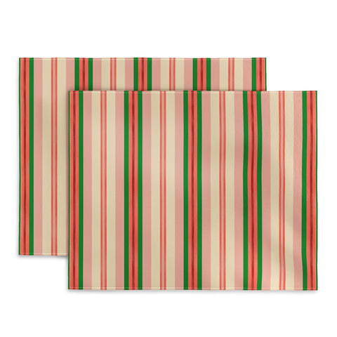 Pimlada Phuapradit Festive stripes 1 Placemat
