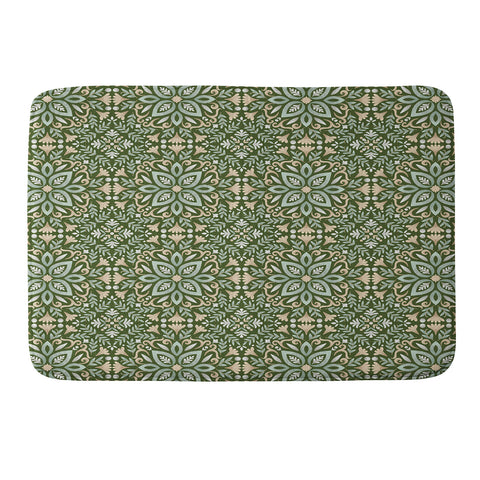 Pimlada Phuapradit Festive tiles 1 Memory Foam Bath Mat
