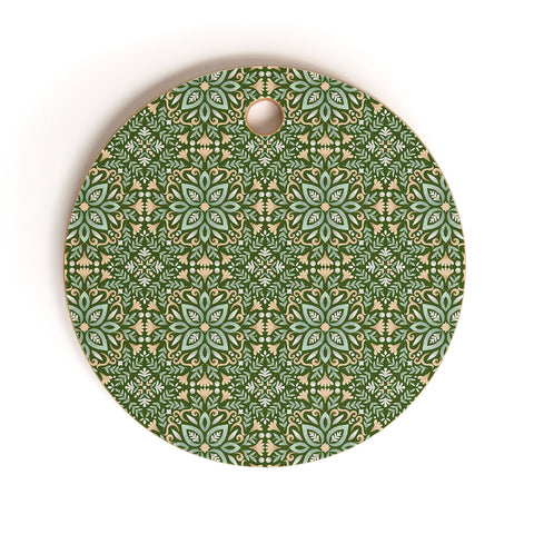 Pimlada Phuapradit Festive tiles 1 Cutting Board Round