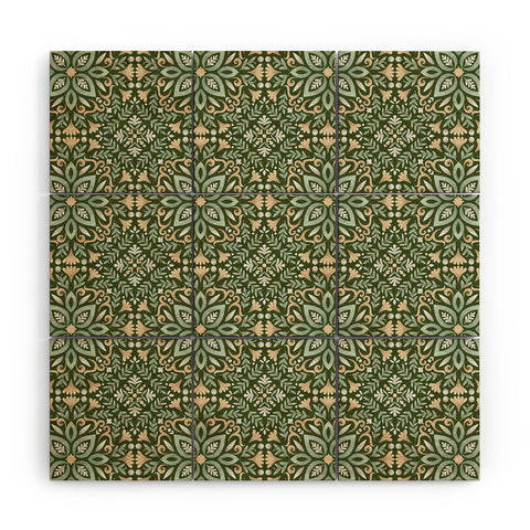 Pimlada Phuapradit Festive tiles 1 Wood Wall Mural