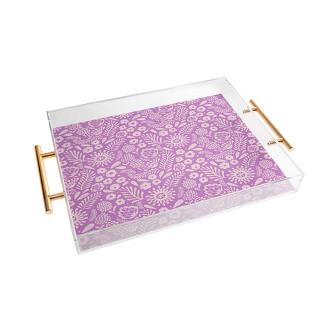 Pimlada Phuapradit Floral 52402 Acrylic Tray