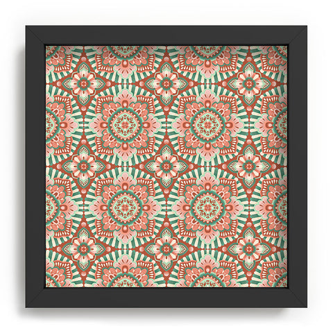 Pimlada Phuapradit Floral Mandala Tiles Recessed Framing Square