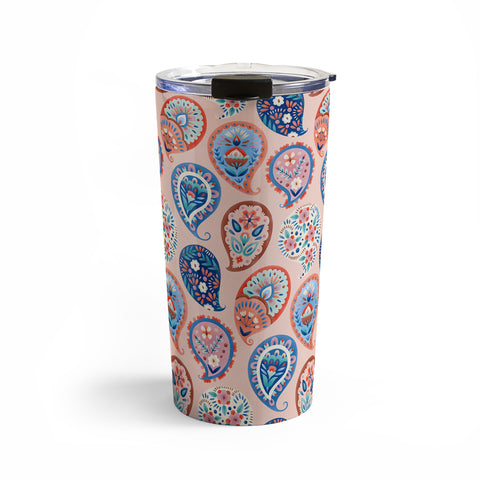 Pimlada Phuapradit Floral Paisley Half Drop Travel Mug