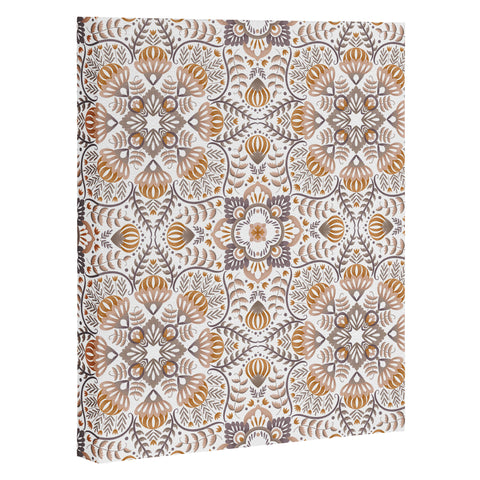 Pimlada Phuapradit Floral Tiles 10 Art Canvas