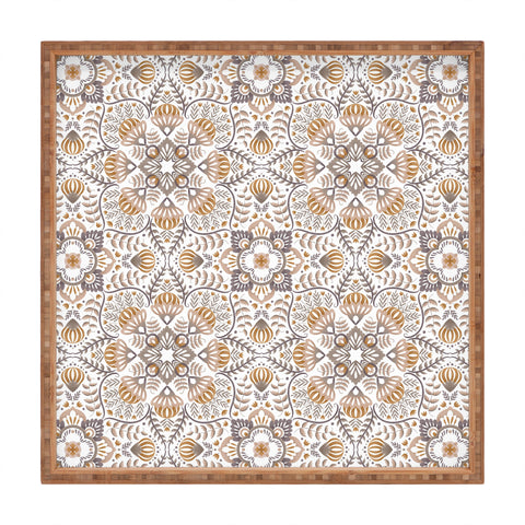 Pimlada Phuapradit Floral Tiles 10 Square Tray