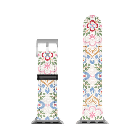 Pimlada Phuapradit Floral tiles 11 Apple Watch Band