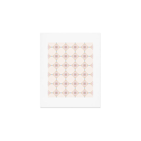 Pimlada Phuapradit Floral tiles 12 Art Print