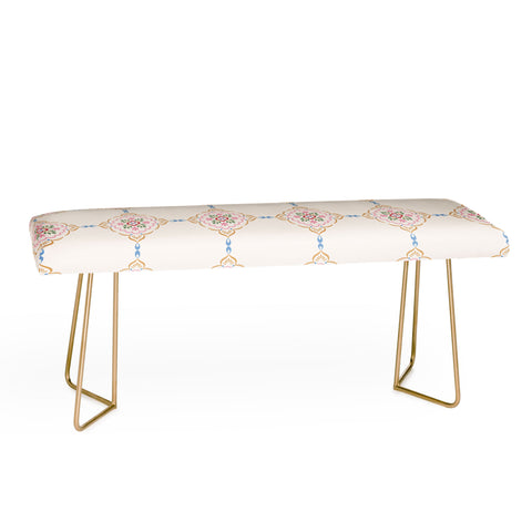 Pimlada Phuapradit Floral tiles 12 Bench