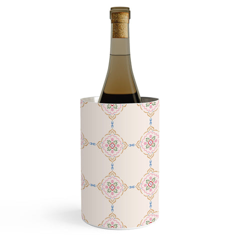 Pimlada Phuapradit Floral tiles 12 Wine Chiller