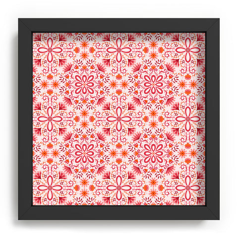 Pimlada Phuapradit Floral Tiles 14 Recessed Framing Square