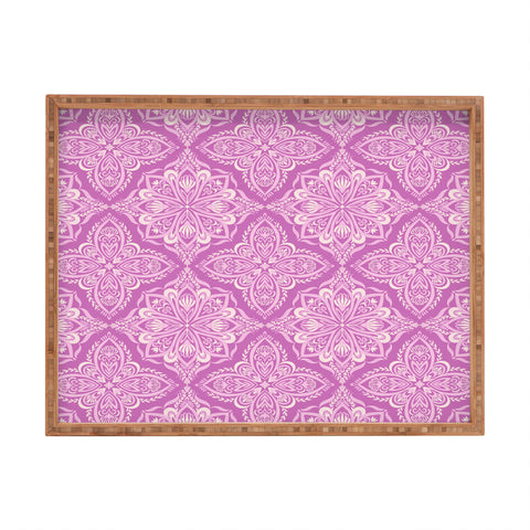 Pimlada Phuapradit Floral tiles 15 Rectangular Tray