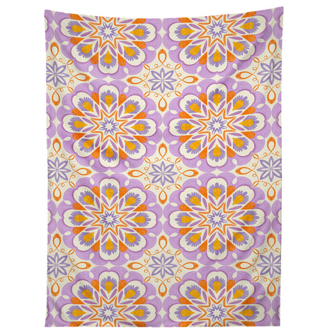 Pimlada Phuapradit Floral tiles 17 Tapestry