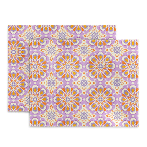 Pimlada Phuapradit Floral tiles 17 Placemat