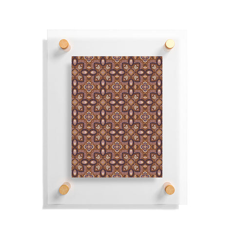 Pimlada Phuapradit Floral tiles 18 Floating Acrylic Print