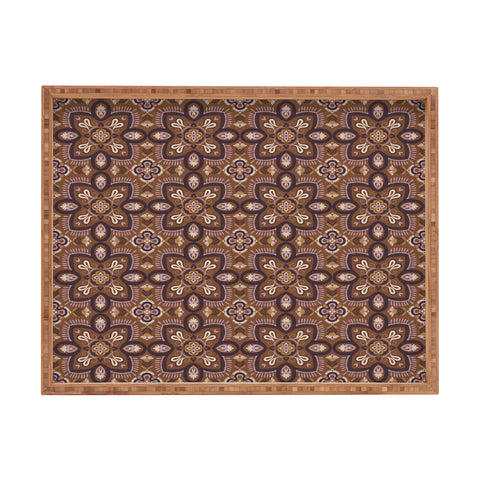 Pimlada Phuapradit Floral tiles 18 Rectangular Tray