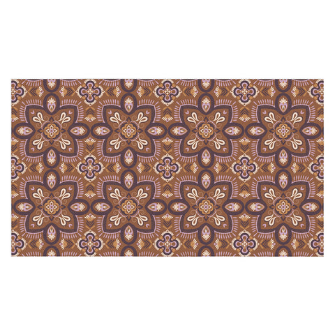 Pimlada Phuapradit Floral tiles 18 Tablecloth