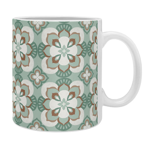 Pimlada Phuapradit Floral tiles 7 Coffee Mug