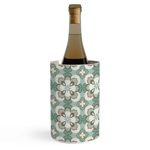 Pimlada Phuapradit Floral tiles 7 Wine Chiller