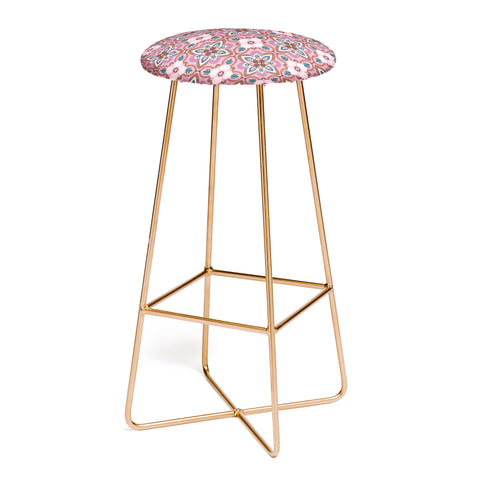 Pimlada Phuapradit Floral tiles 8 Bar Stool