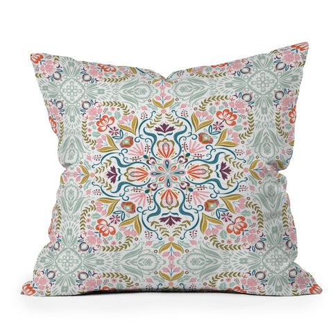Pimlada Phuapradit Forest Maze Outdoor Throw Pillow