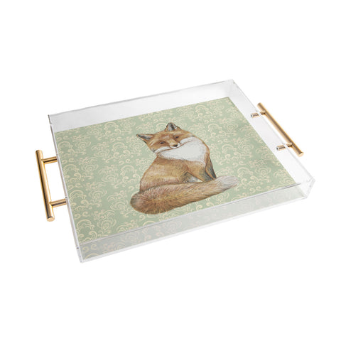 Pimlada Phuapradit Fox Portrait Acrylic Tray